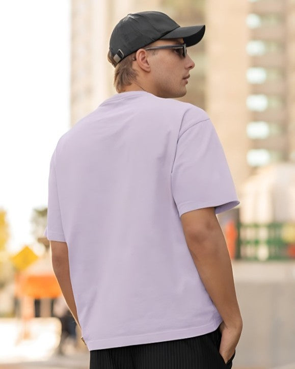 Two Wheels | One Love - Oversized Tee - Lavender