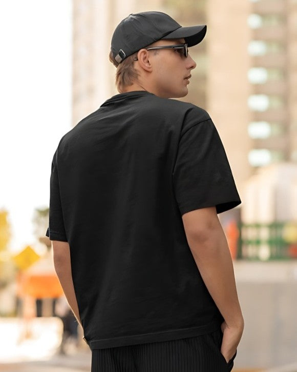 Two Wheels | One Love - Oversized Tee - Black