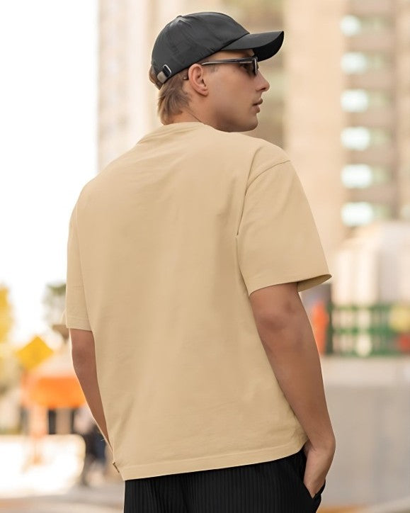 Two Wheels | One Love - Oversized Tee - Beige