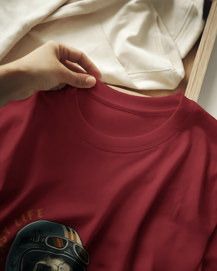 Fast Life | Die Happy Premium Tee - Red