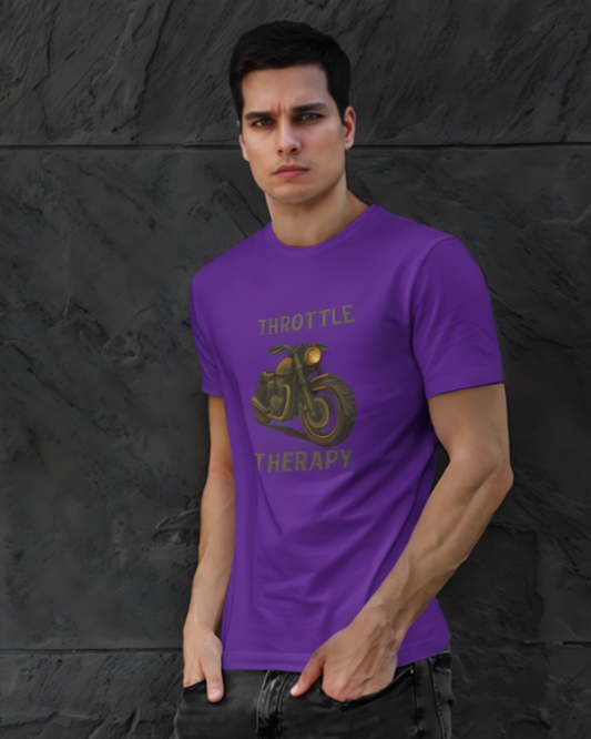 Throttle Therapy Premium Tee - Purple