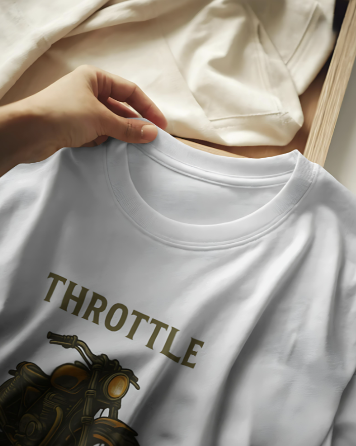 Throttle Therapy Premium Tee - White