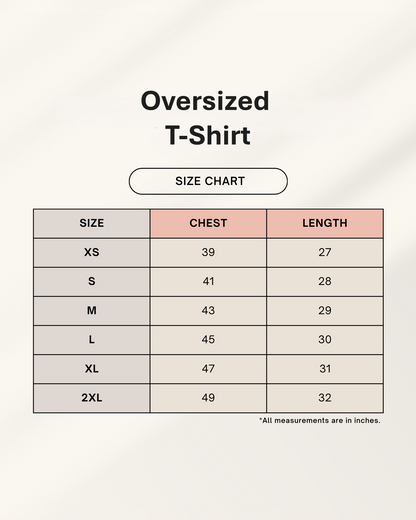 Two Wheels | One Love - Oversized Tee - Black