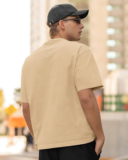Two Wheels | One Love - Oversized Tee - Beige