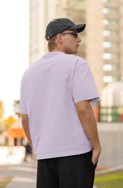 Fast Life | Die Happy - Oversized Tee - Lavender