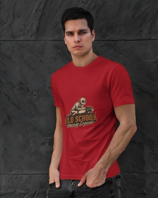 Old School Racing Legend - Premium Tee- Red