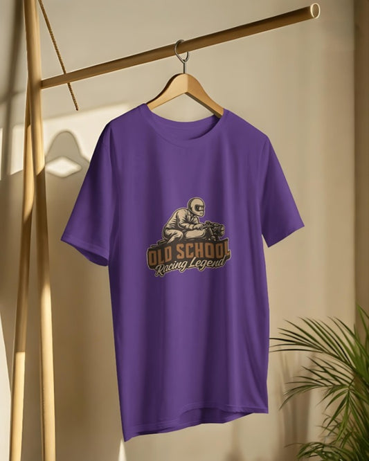 Old School Racing Legend - Premium Tee- Purple