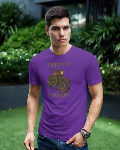 Throttle Therapy Premium Tee - Purple