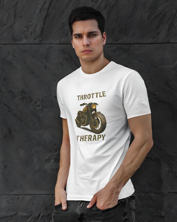 Throttle Therapy Premium Tee - White