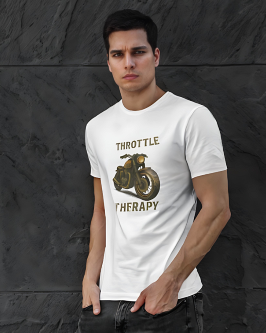 Throttle Therapy Premium Tee - White
