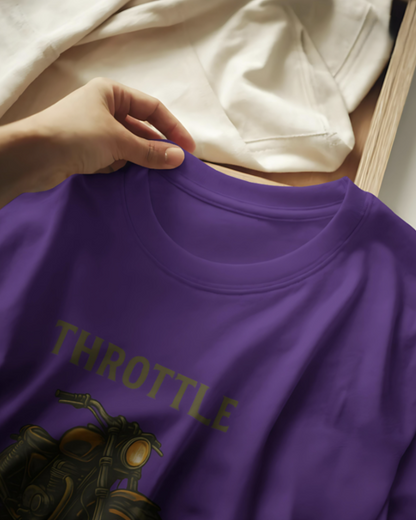 Throttle Therapy Premium Tee - Purple